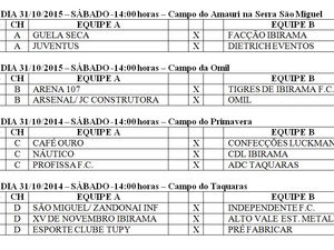 Retorno dos Jogos no Suíço em Ibirama