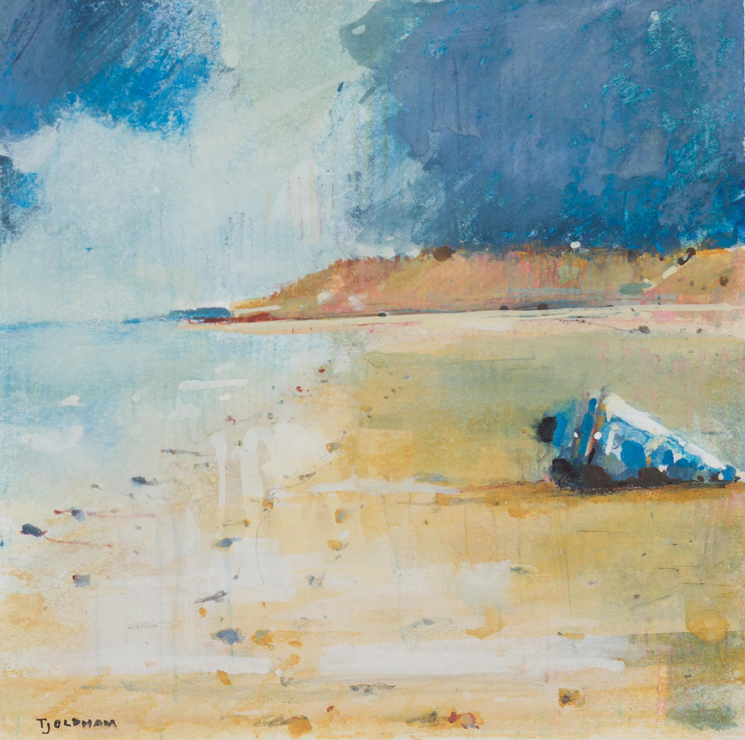 Buoy washed up on beach