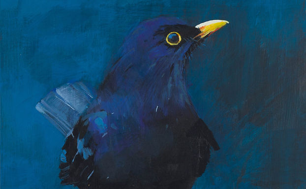 Painting of a blackbird with gold leaf_edited.jpg
