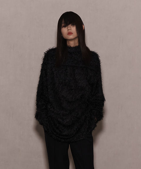 ジャケット・アウター NHOJ Black Spread Collar Jacket JOHN Spread Collar Jacket NHOJ ジャケット