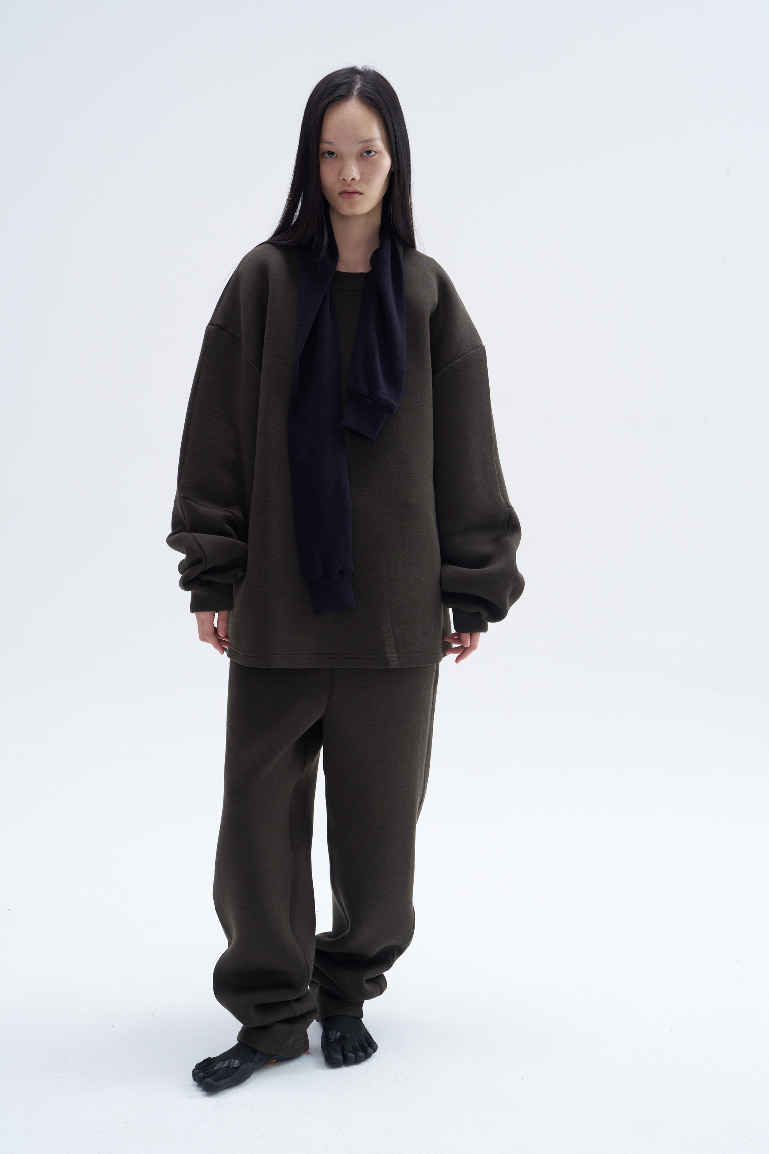 Army Green Plain Sweatshirt