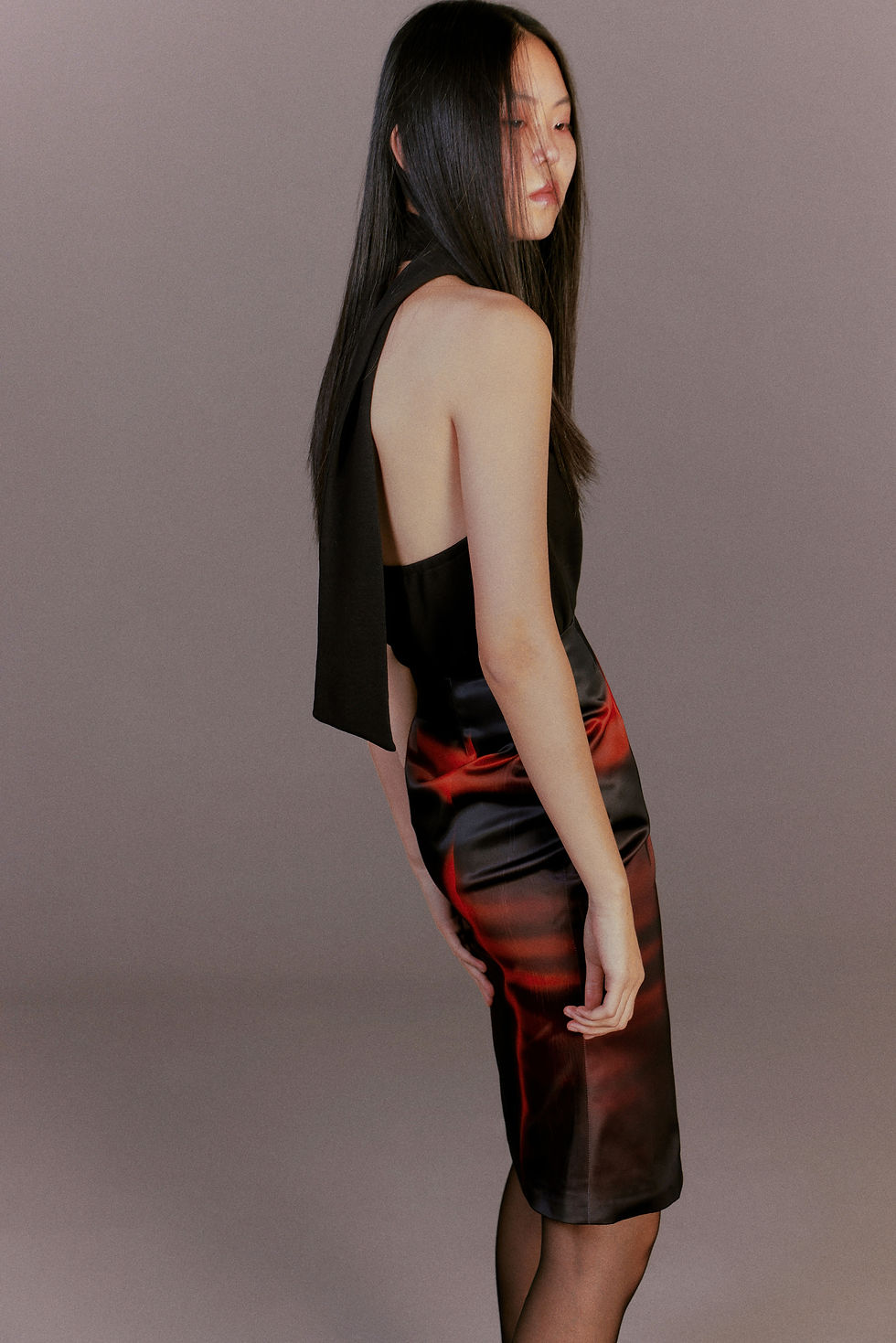 縮圖：Ribbed Asymmetric Tank Top