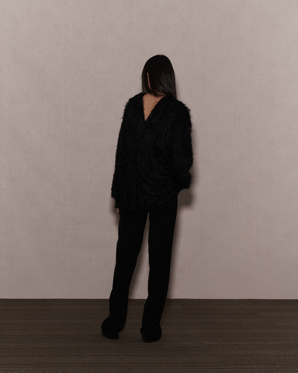 섬네일: Black Fringed Shirt
