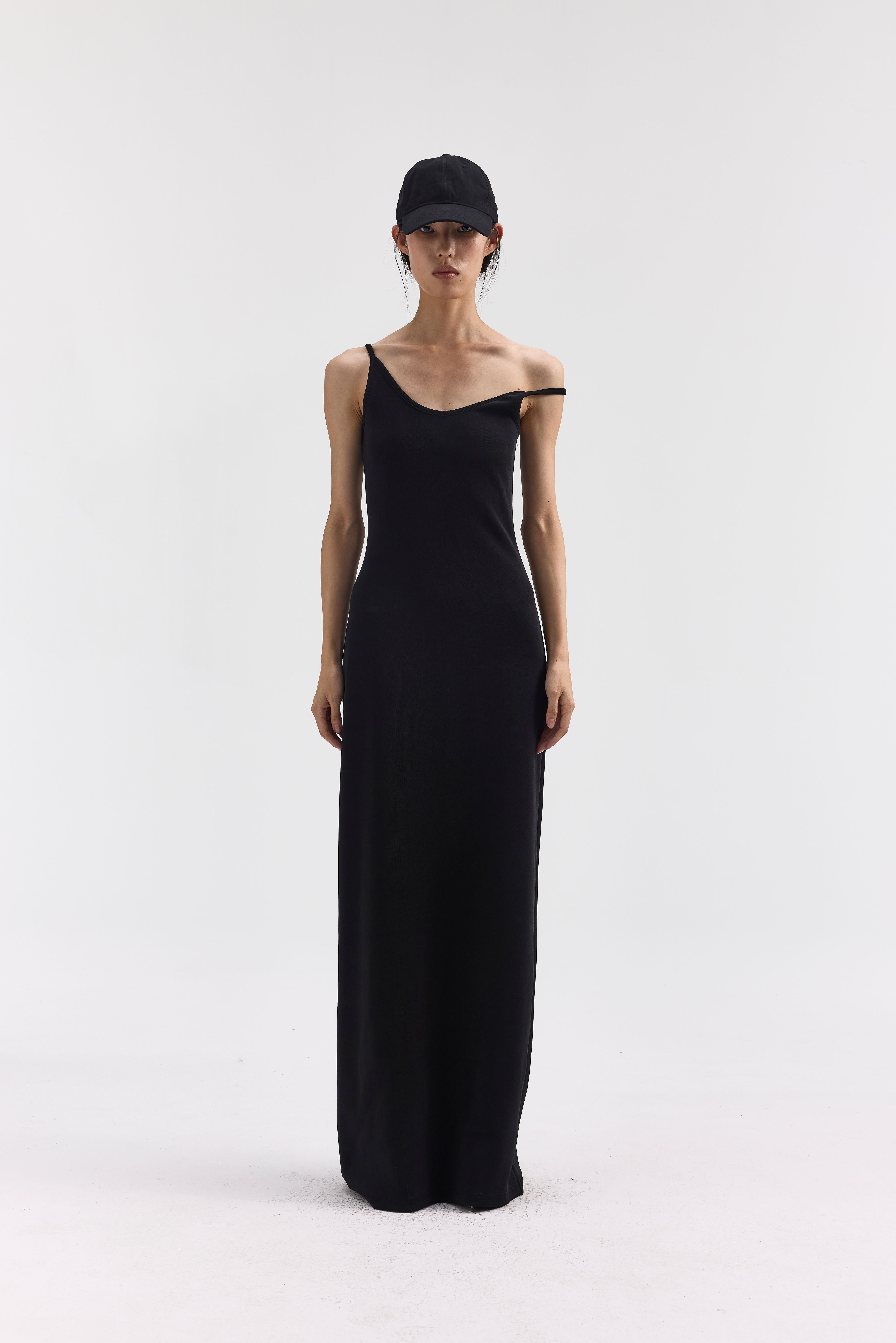 Draped Strap Lounge Dress