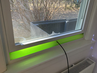Window pass-through for microphone cables