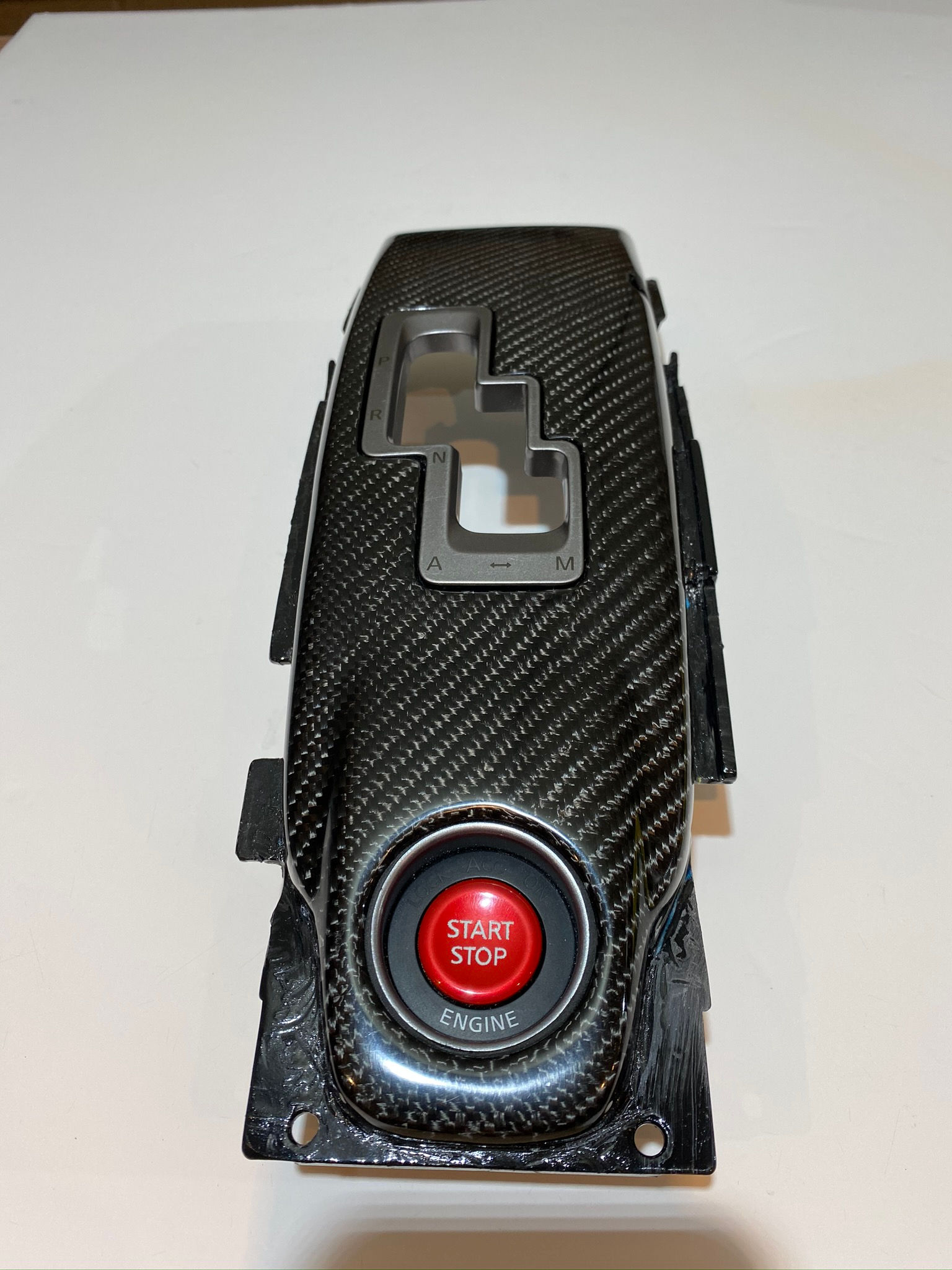 Nissan GT-R R35 carbon fibre OEM Gear selector trim