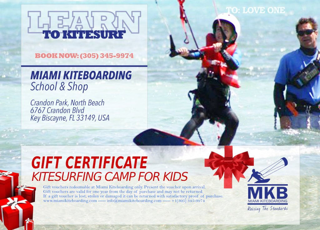 10h Kitesurf Gift Certificate - Youth Program