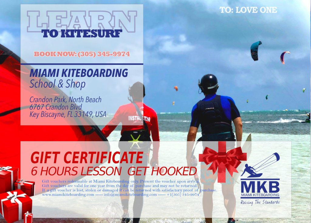 6h Kitesurf Gift Certificate
