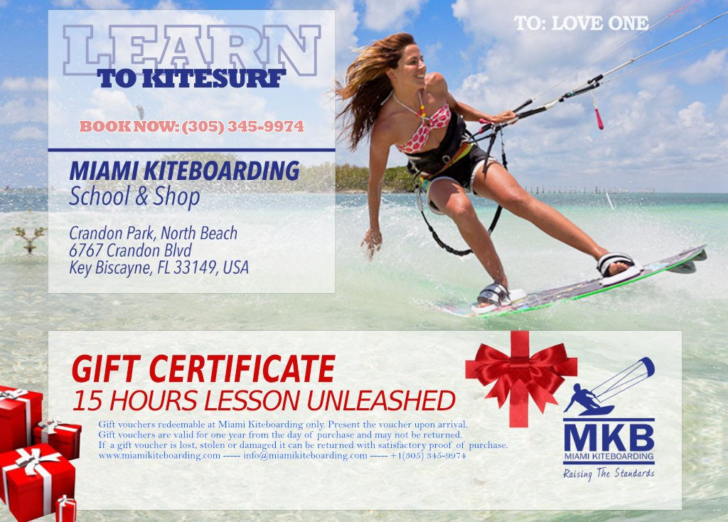 15h Kitesurf Gift Certificate