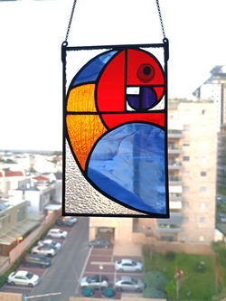 חלון ויטראז' מיני דקורטיבי