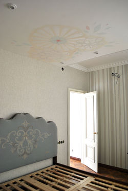 Роспись потолка в Астане