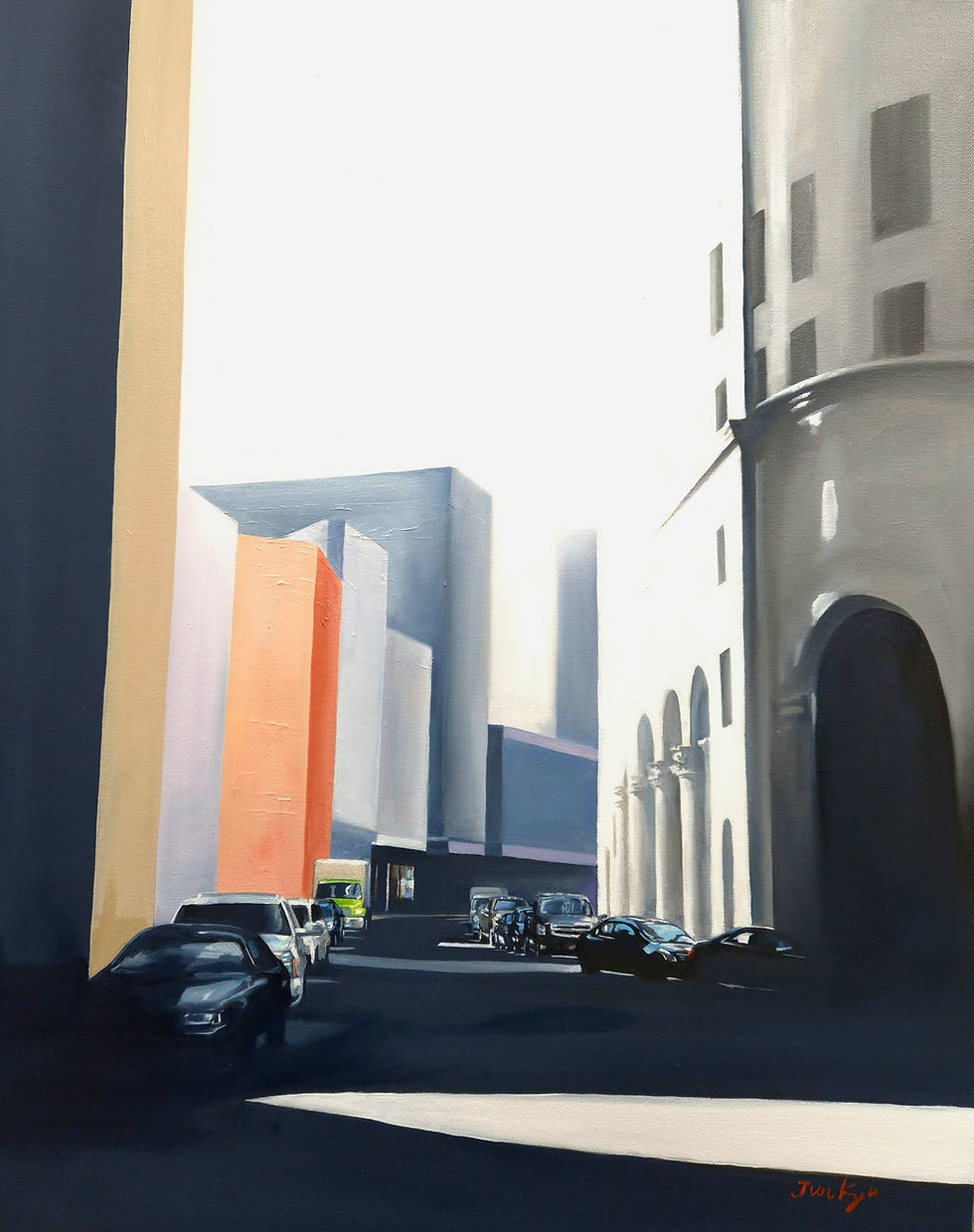 Penetration of Light, 30HX24W Oil on Canvas 2025