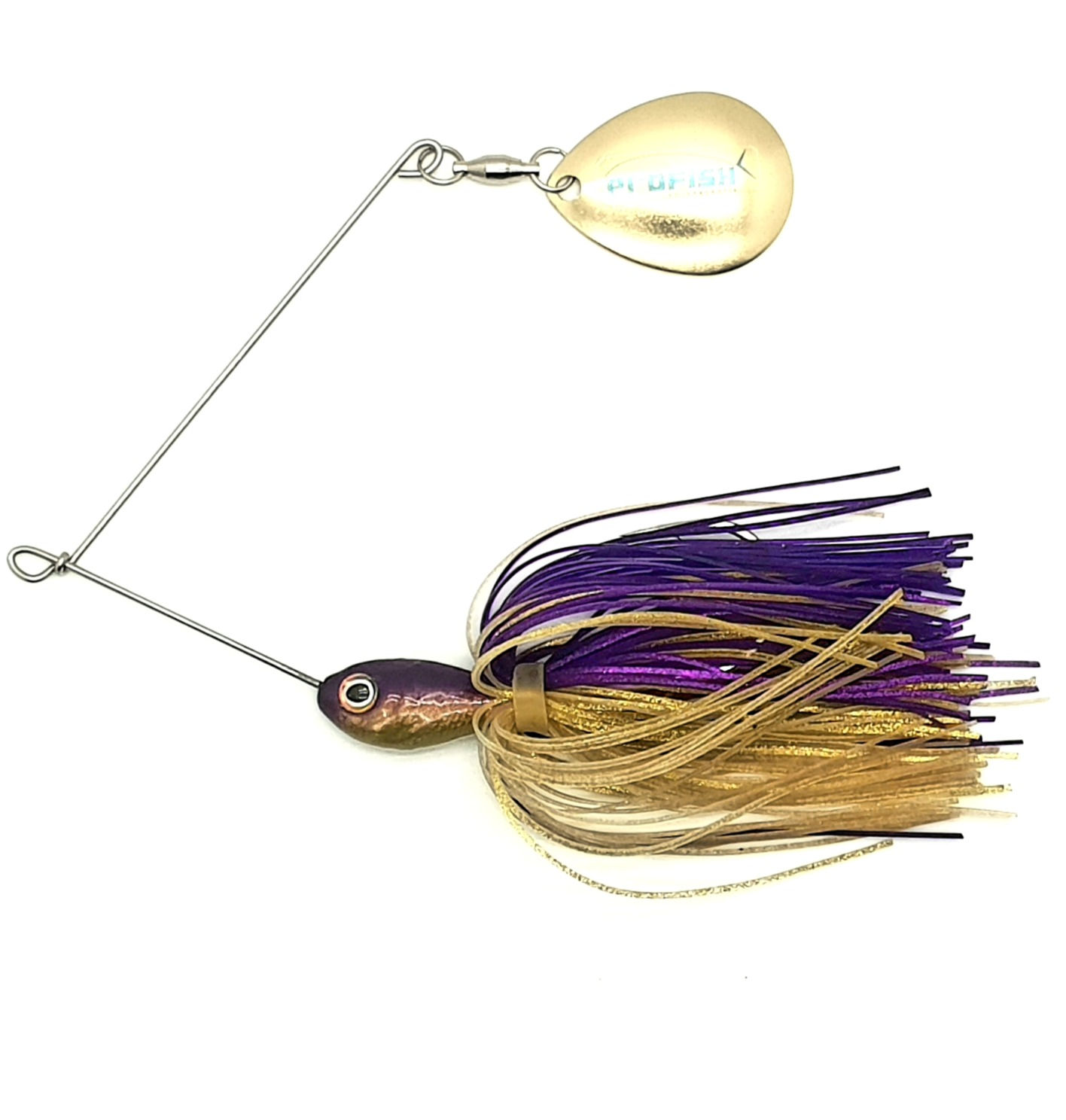 Purple n Gold - 1.5oz Spinnerbait