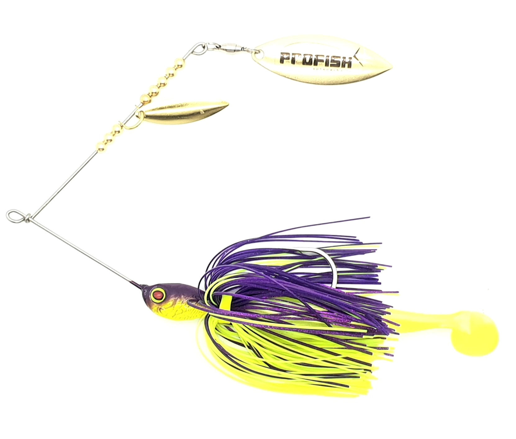 Purple n Chartreuse - 1/2oz Spinnerbaits