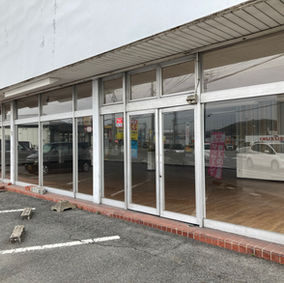 テナントUVカットフィルム施工 岡山市中区