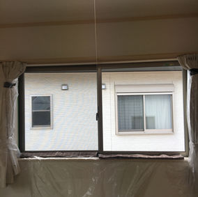 戸建住宅UVカットフィルム施工