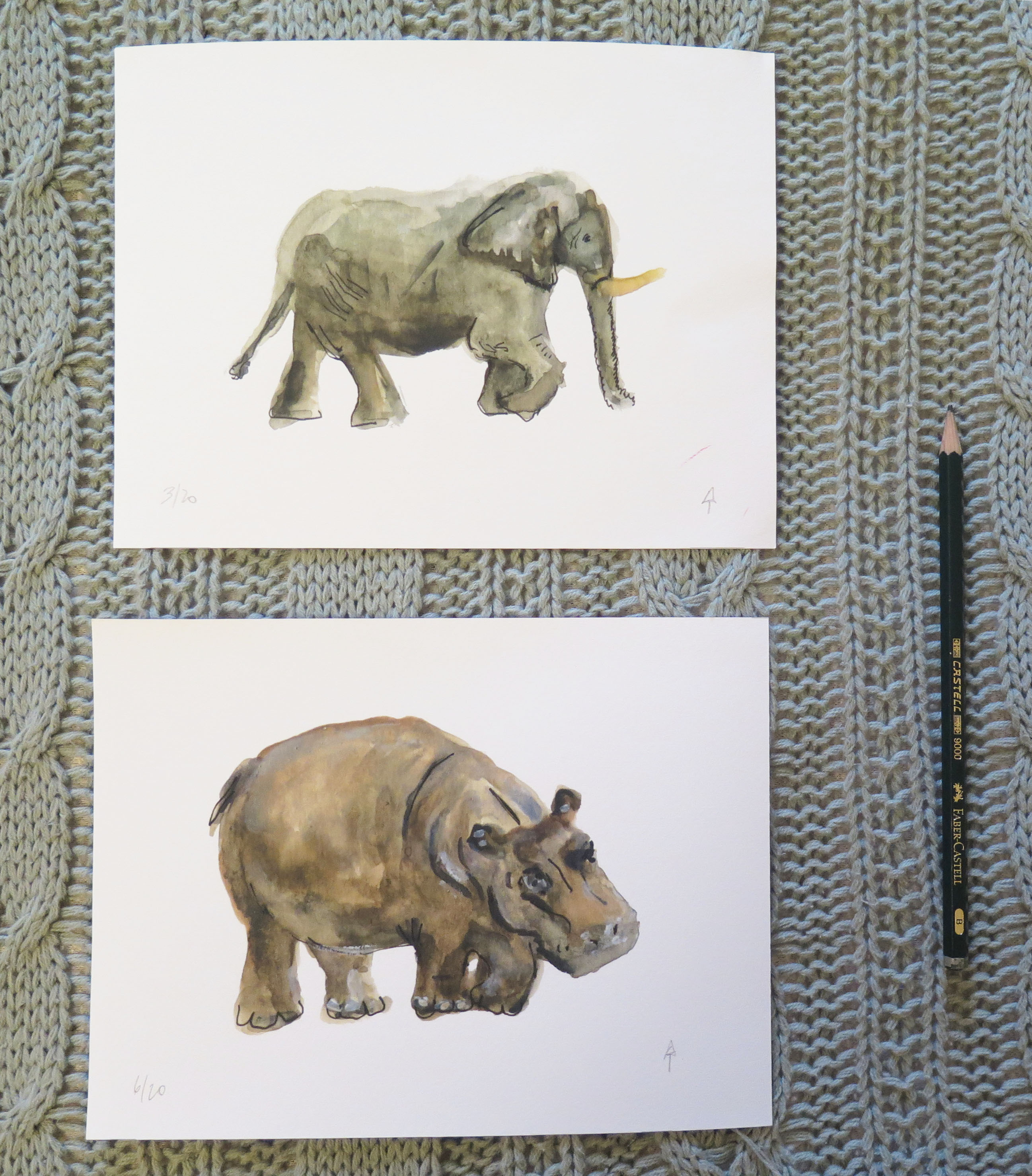 kit elefante hipopótamo