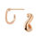 Thumbnail: Links of London Essentials 18kt Rose Gold Infinite Stud Earrings