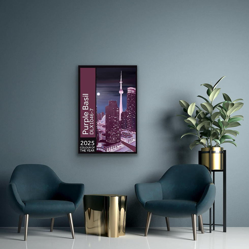 Thumbnail: 2025 Toronto - Purple Basil Promotion Canvas