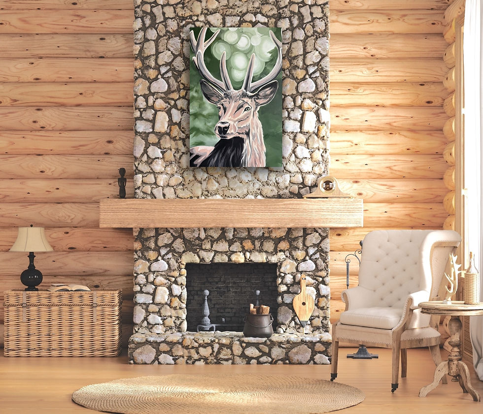 Thumbnail: King of the Forest - Canvas Print