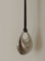 SOLAE ELES mirrored pendant necklace