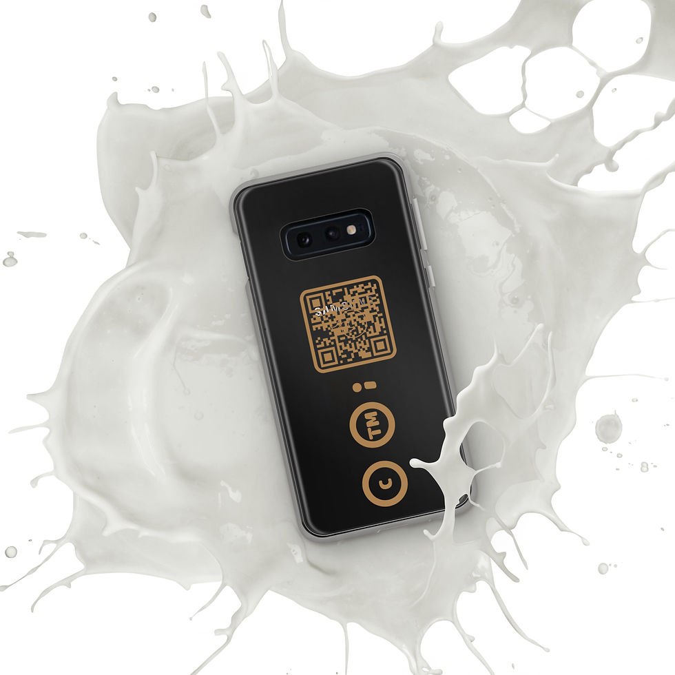 Thumbnail: Clear Case, Samsung®, Copyright + Trademarked