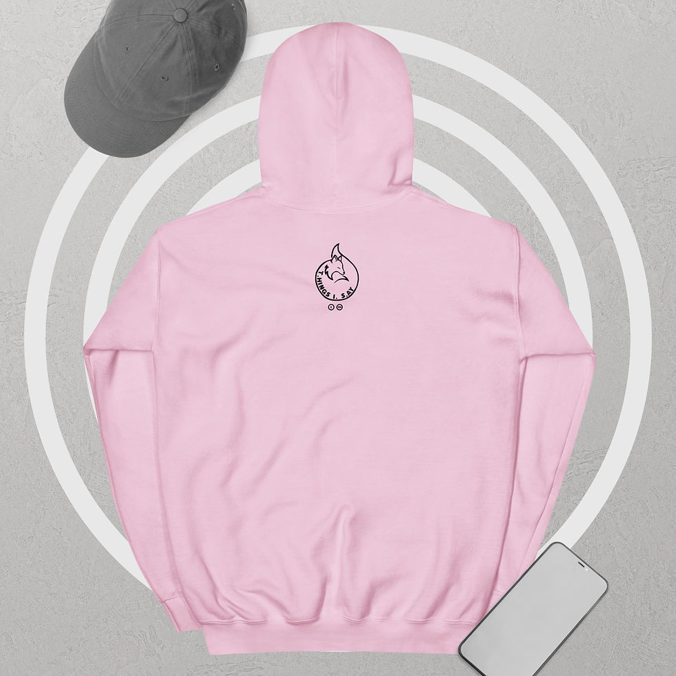 Thumbnail: Unisex Hoodie, Dark, Word