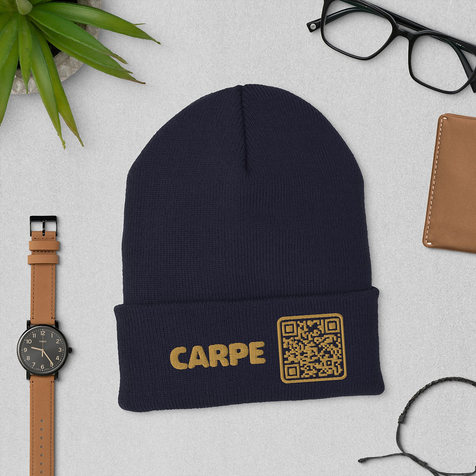 Thumbnail: Cuffed Beanie, Thick, Carpe