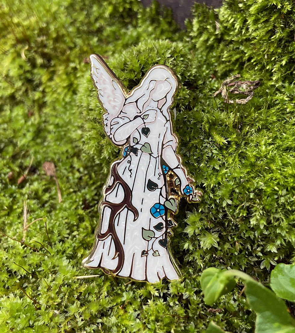 Thumbnail: Morning Glory Angel - Enamel Pin