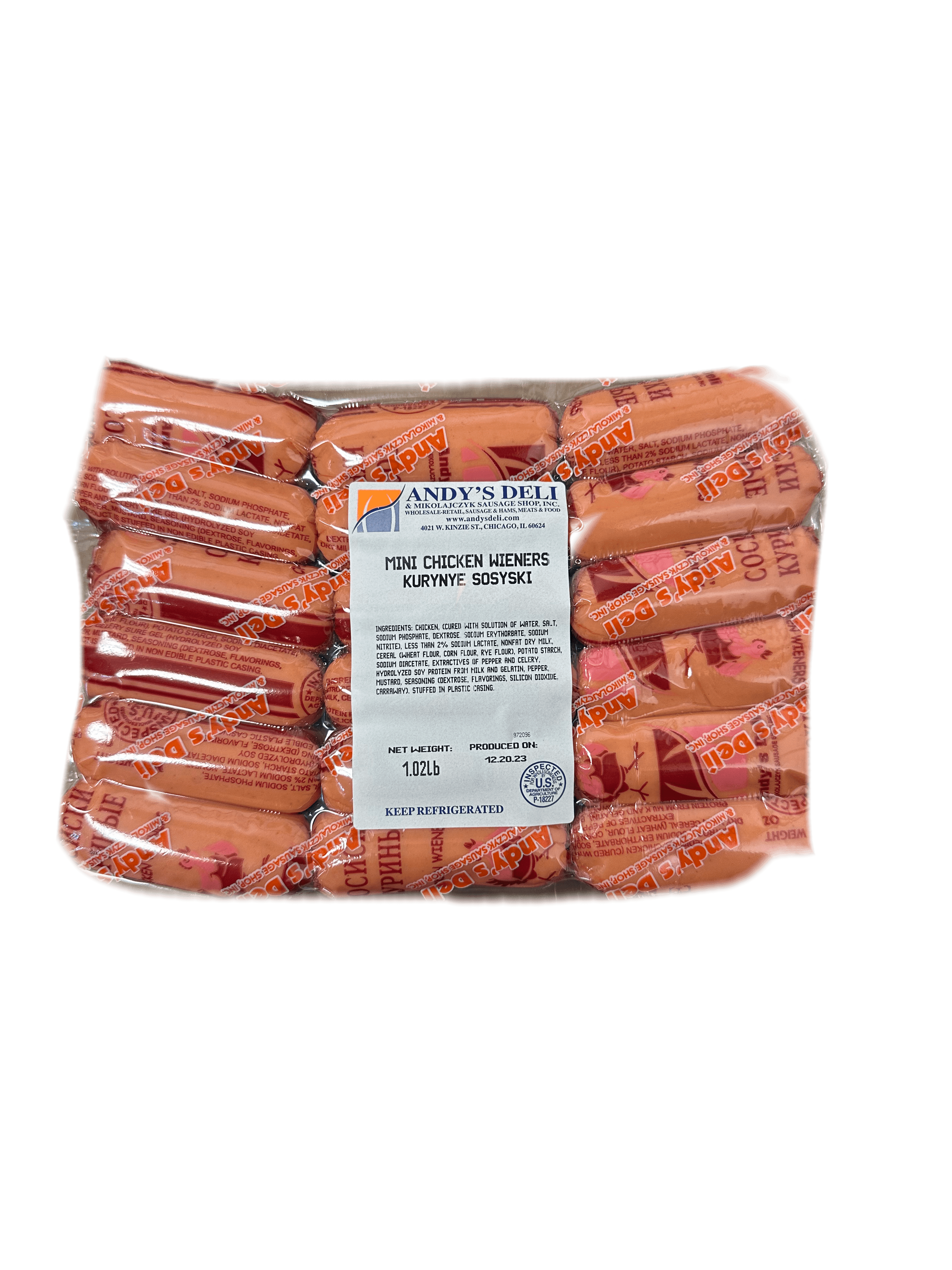 Andy’s baby chicken wieners