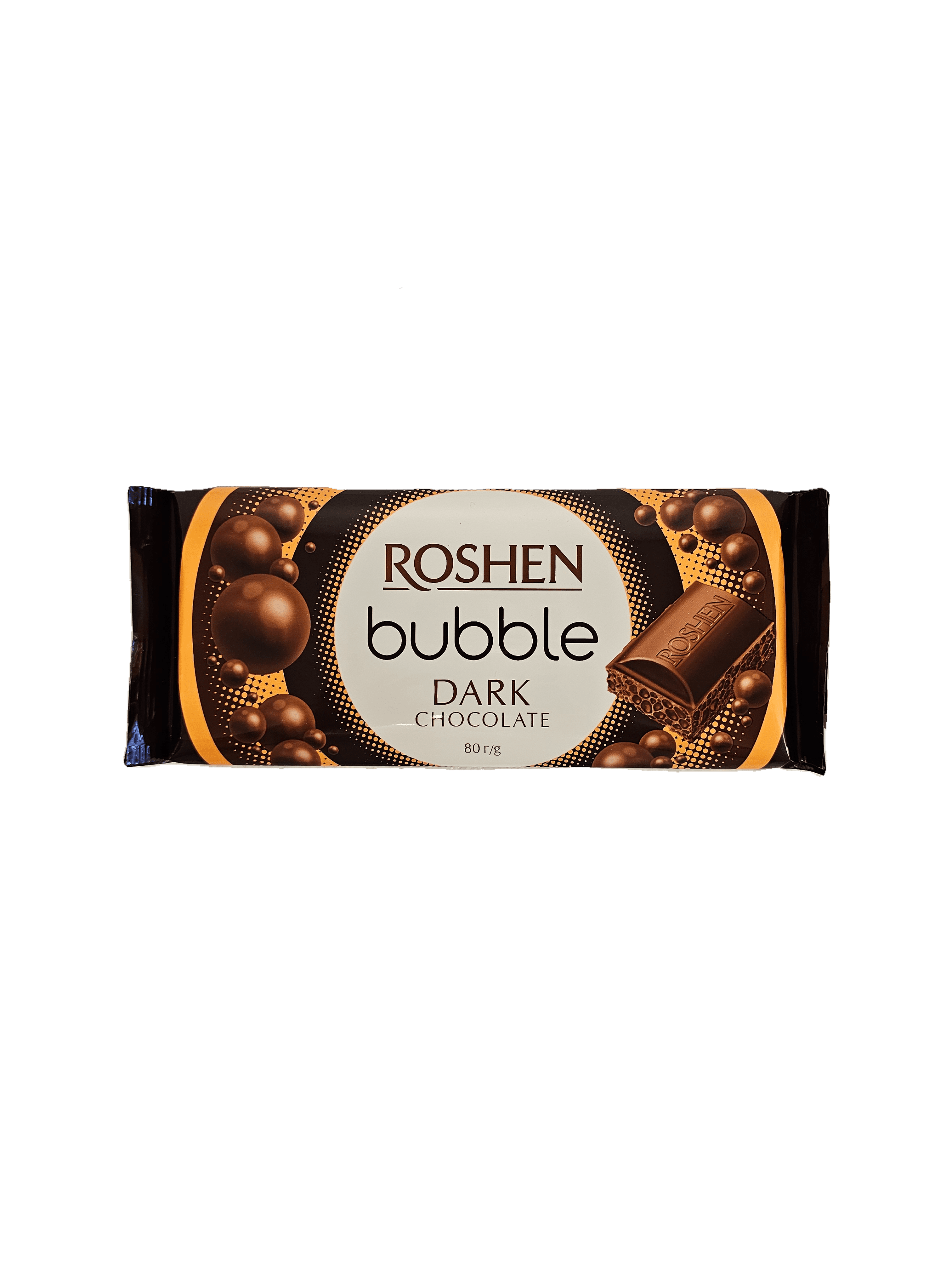 Roshen aerated dark chocolate 80g