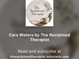 Why I Started The Reclaimed Therapist