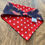 Thumbnail: Santa Paws Reversible Pop Stud Bandana