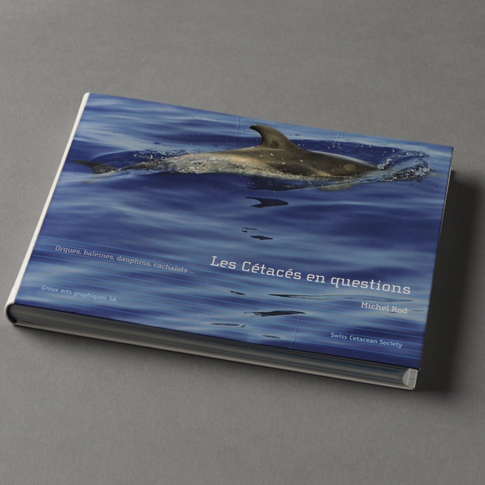SCS Swiss Cetacean Society Boutique Livre Cétacés en questions Michel Rod 2007 219 pages