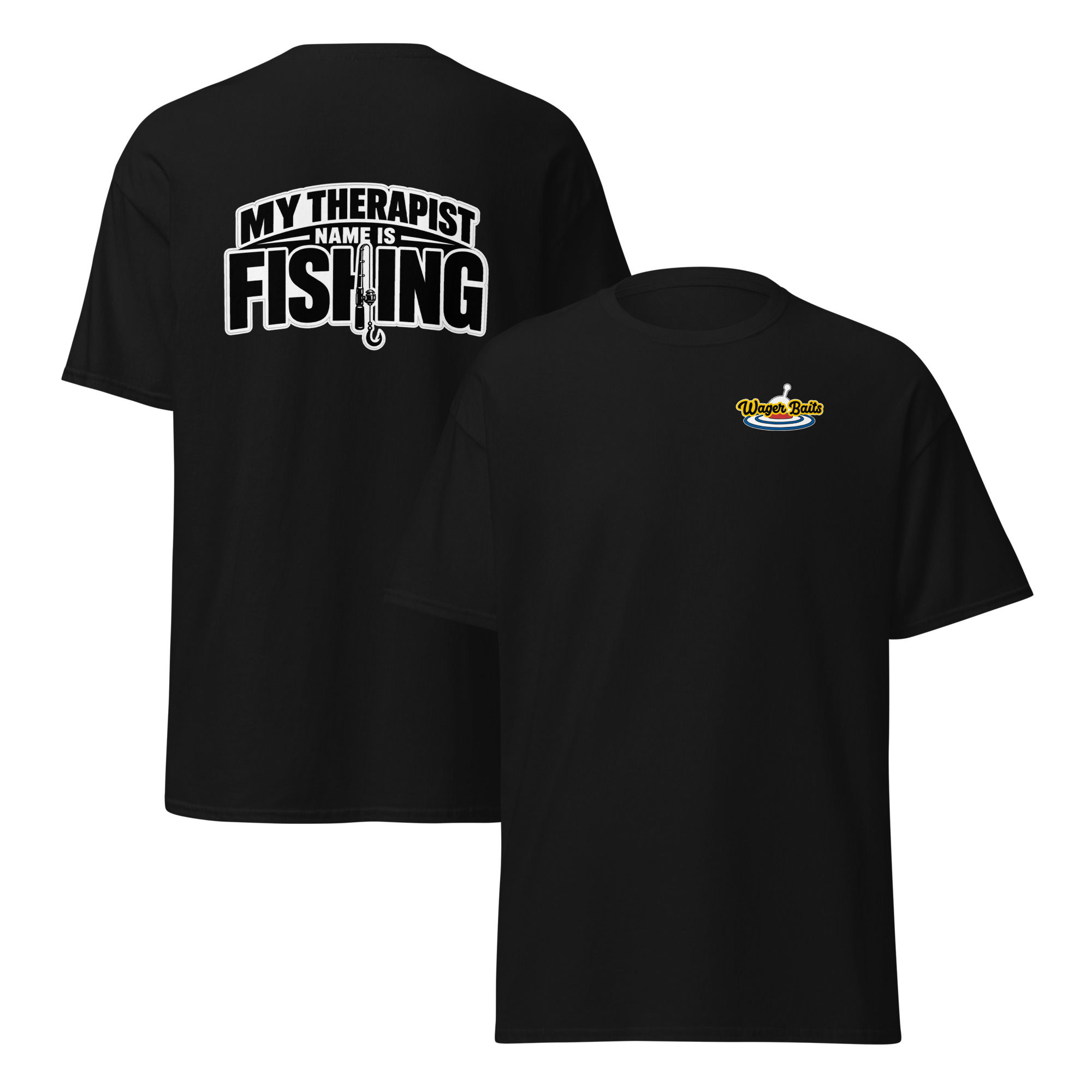 Therapist name is fishing tshirt