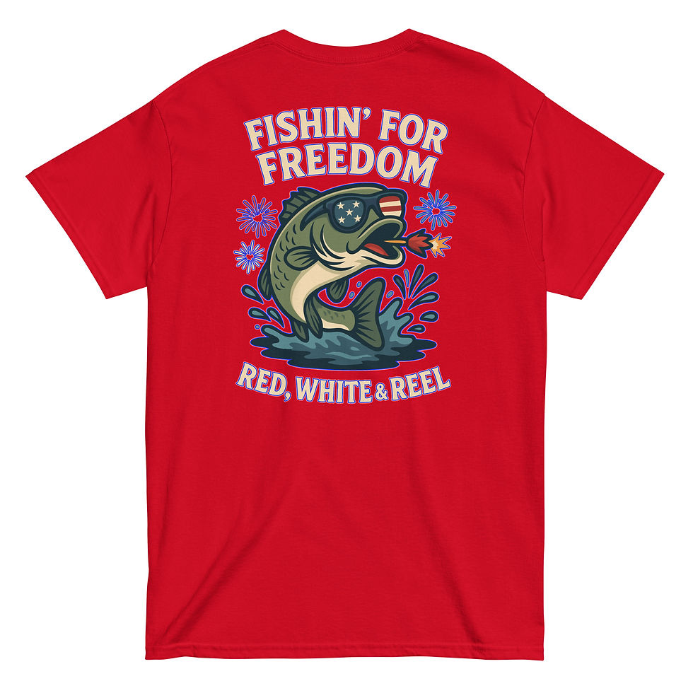 Thumbnail: Fishin' for Freedom unisex shirt