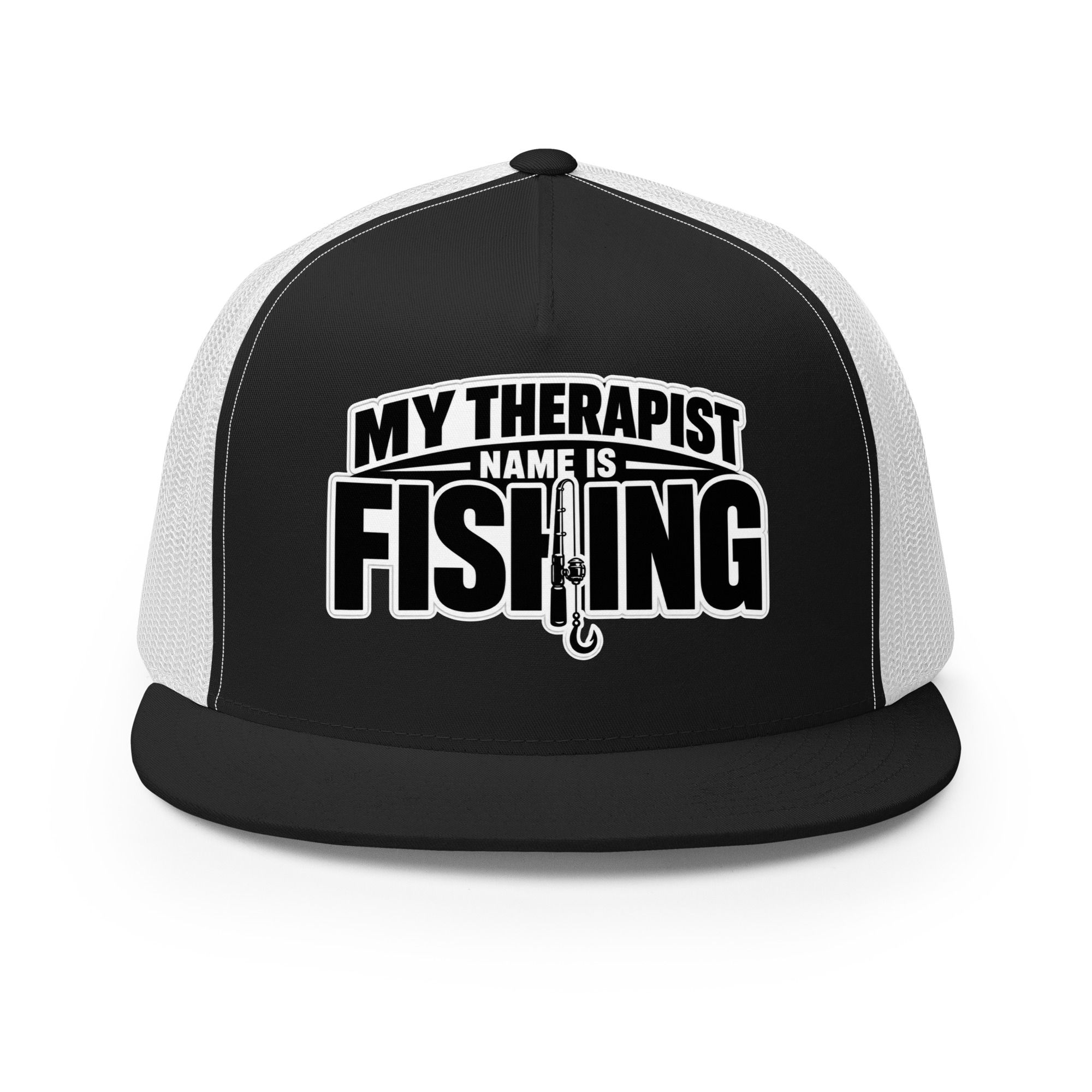 Therapist name is fishing Trucker Cap