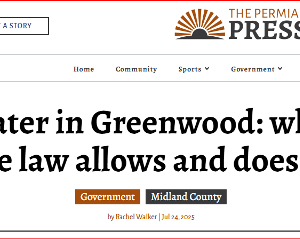 Water in Greenwood