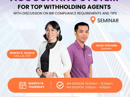 Successful Seminar: Computerized Accounting for Top Withholding Agents in the Philippines