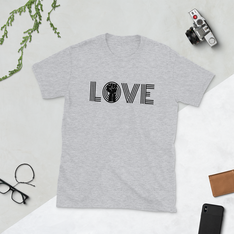 "Black Love is Power" Short-Sleeve Unisex T-Shirt