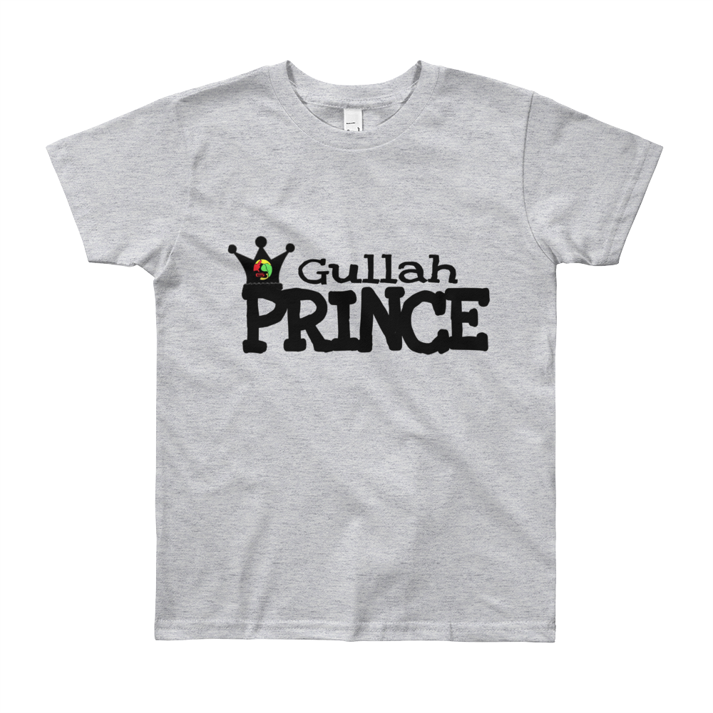 "Gullah Prince" Boy's Youth Short Sleeve T-Shirt