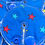 Thumbnail: Blue multi star, G Tube pads, Reusable cloth accessory for G, GJ, J and Peg