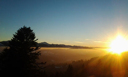 Sonnenuntergang Oberallgäuer Berge