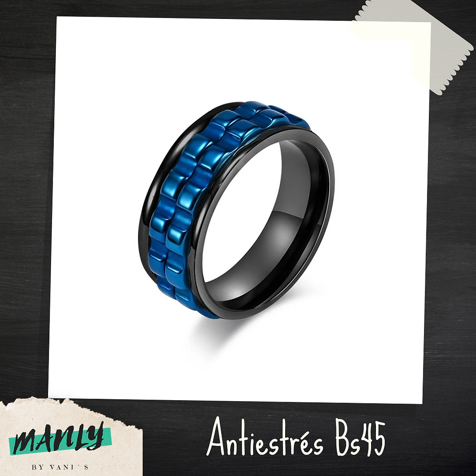 Miniatura: Anillo antiestres blue 
