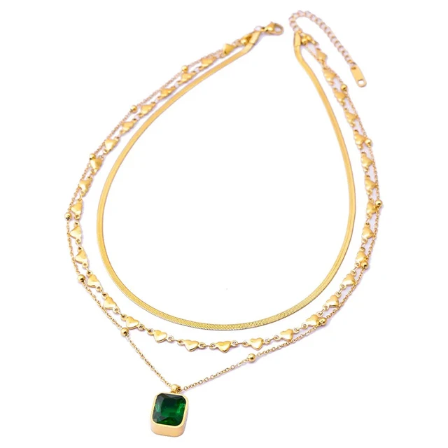 Miniatura: Collar Esmeralda