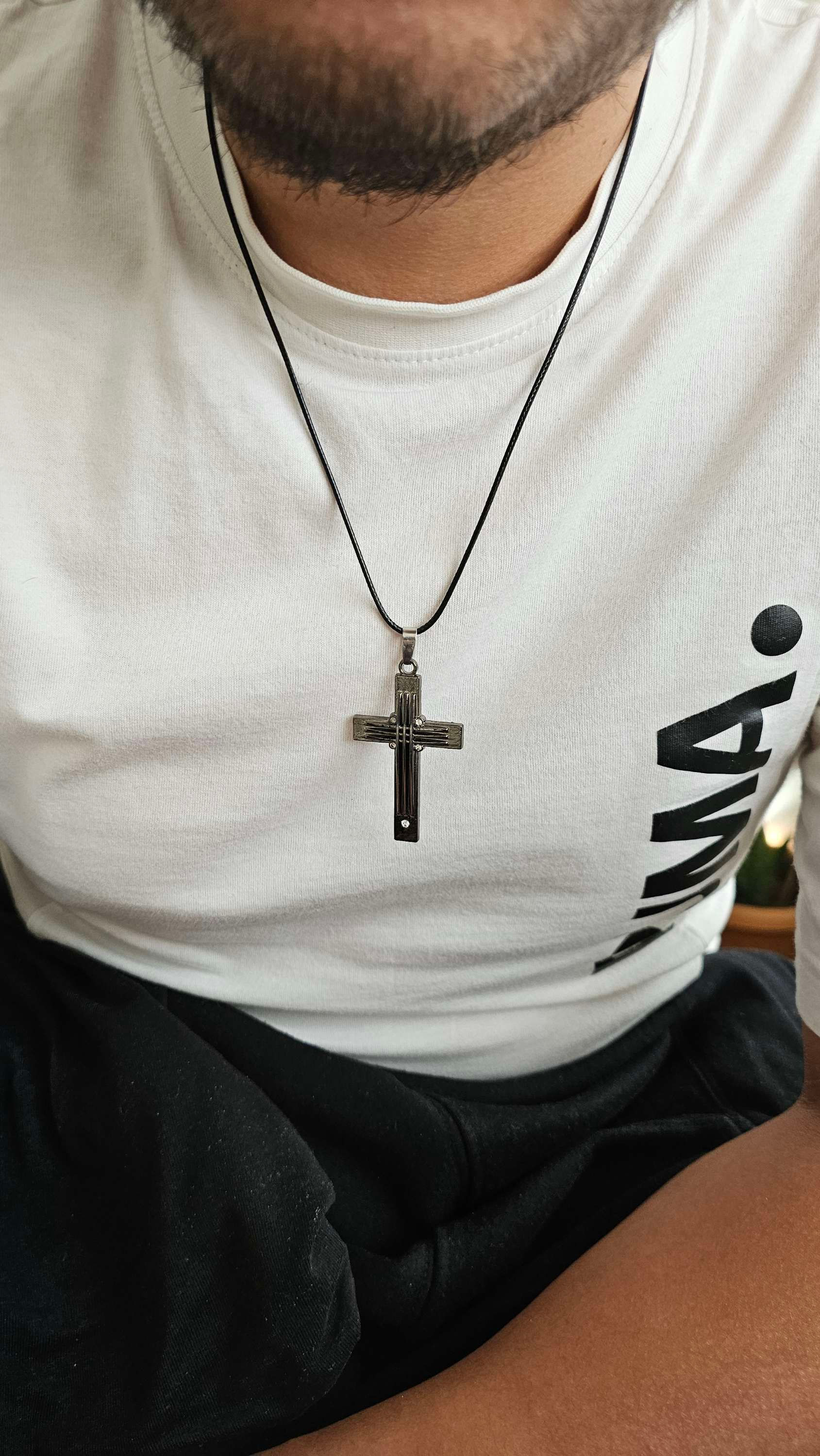 Collar  Cruz Silver 