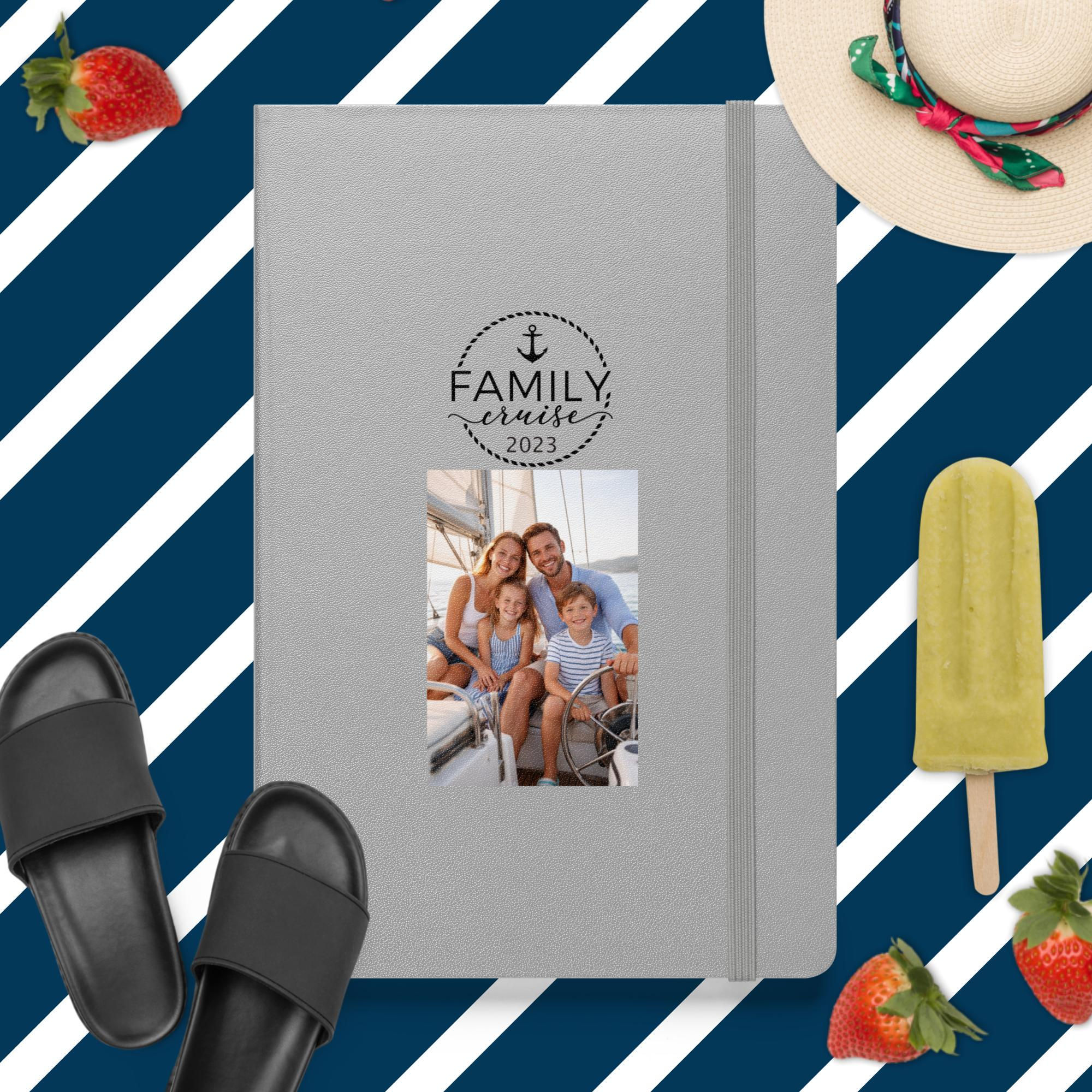 Hardcover bound notebook