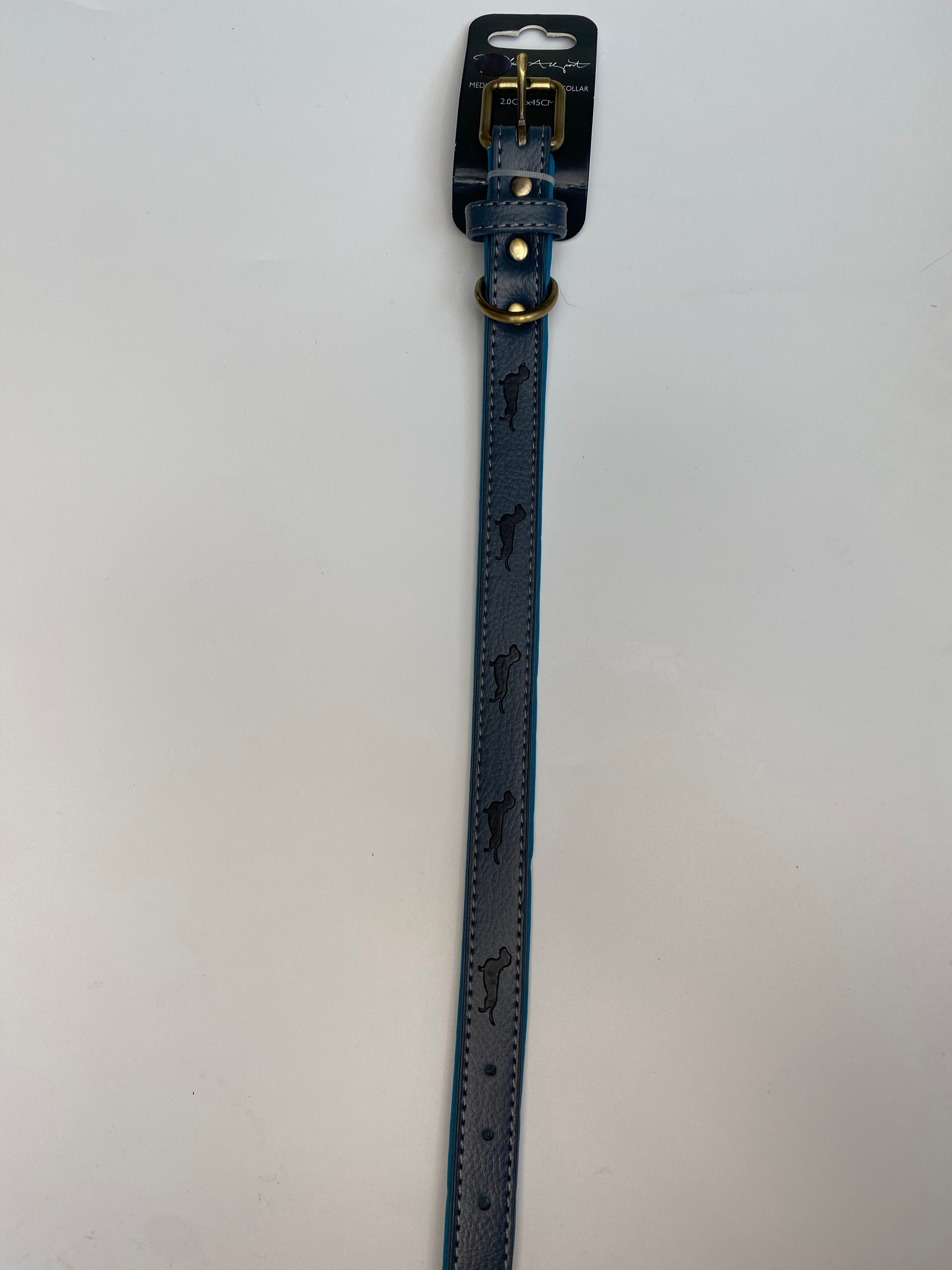 Sophie Allport blue daschund collar medium ~ 50% off