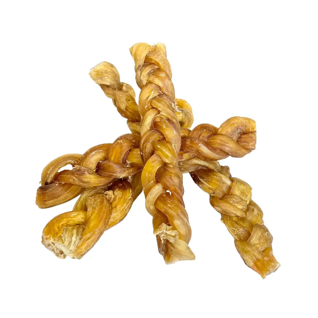 Braided beef tendon