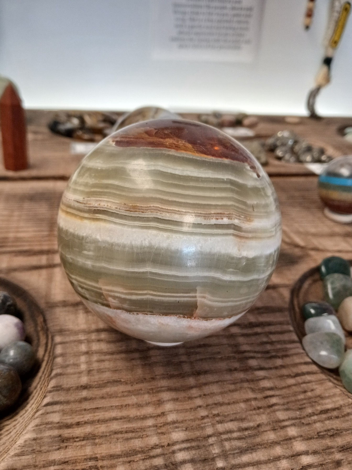 Crazy Lace Agate Sphere 05